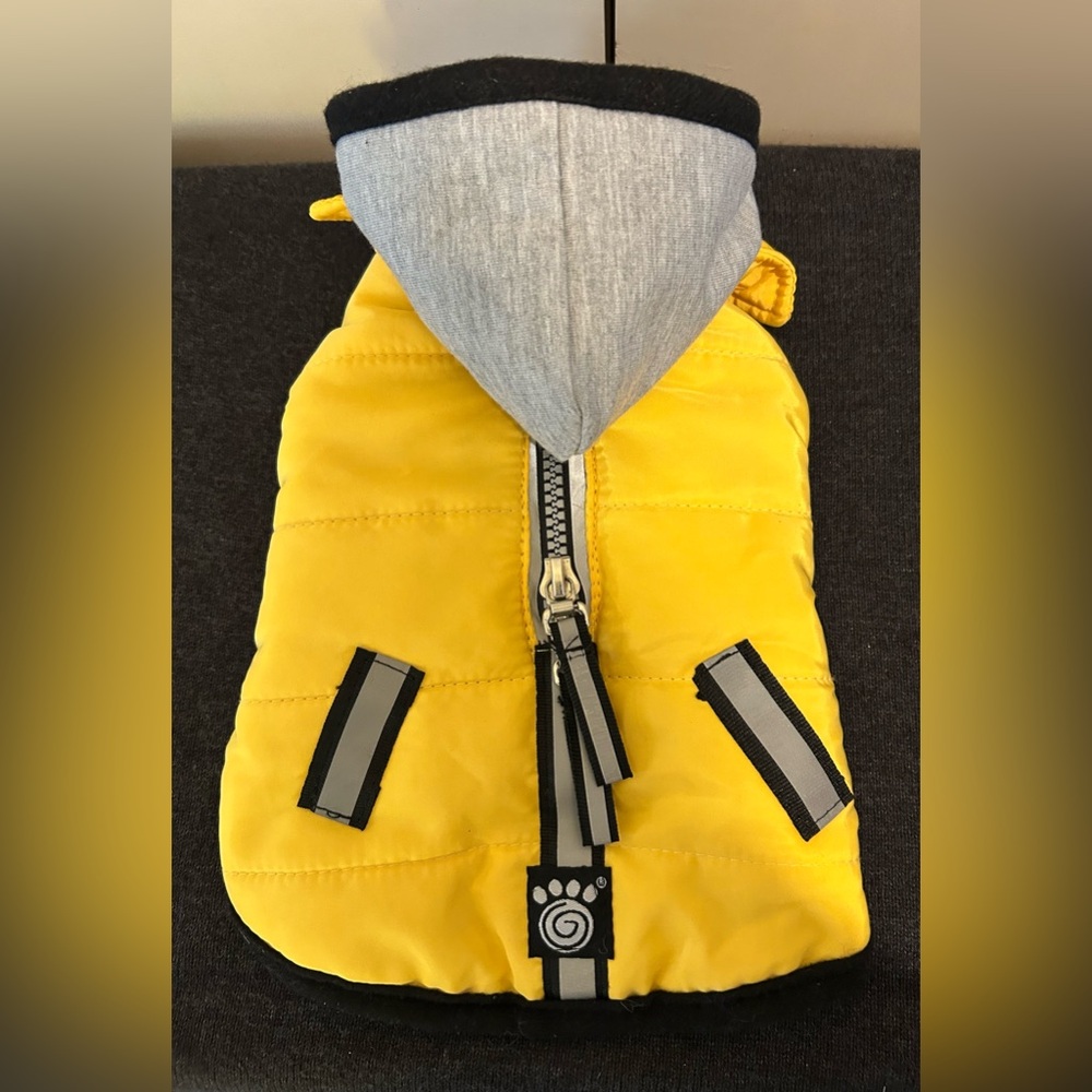 Petrageous Winter XS Dog Coat Waterproof Breathable Windproof Yellow Hi-Tech